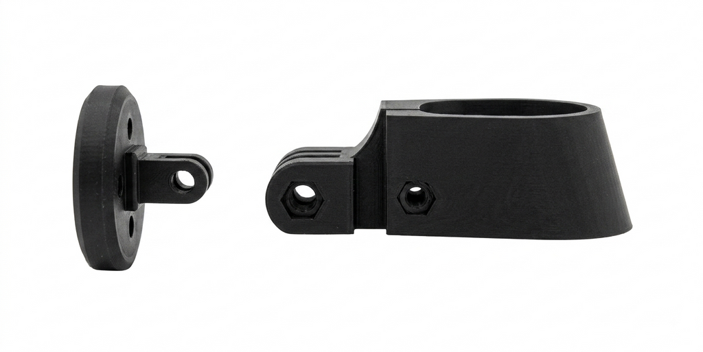 Supporto reggisella bianchi impulso luce radar gopro